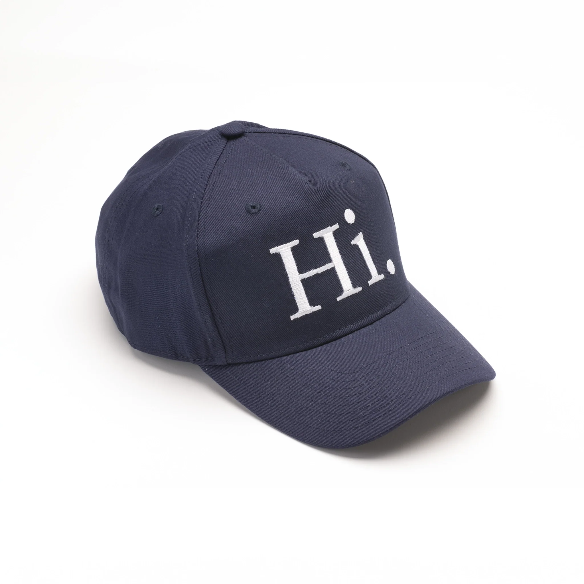 Punkt. Baseball cap with message ‘Hi. Human intelligence’ - Image 11